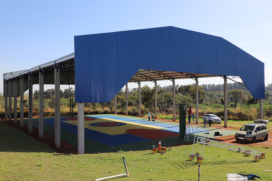 Center cobertura quadra banda municipal 1 