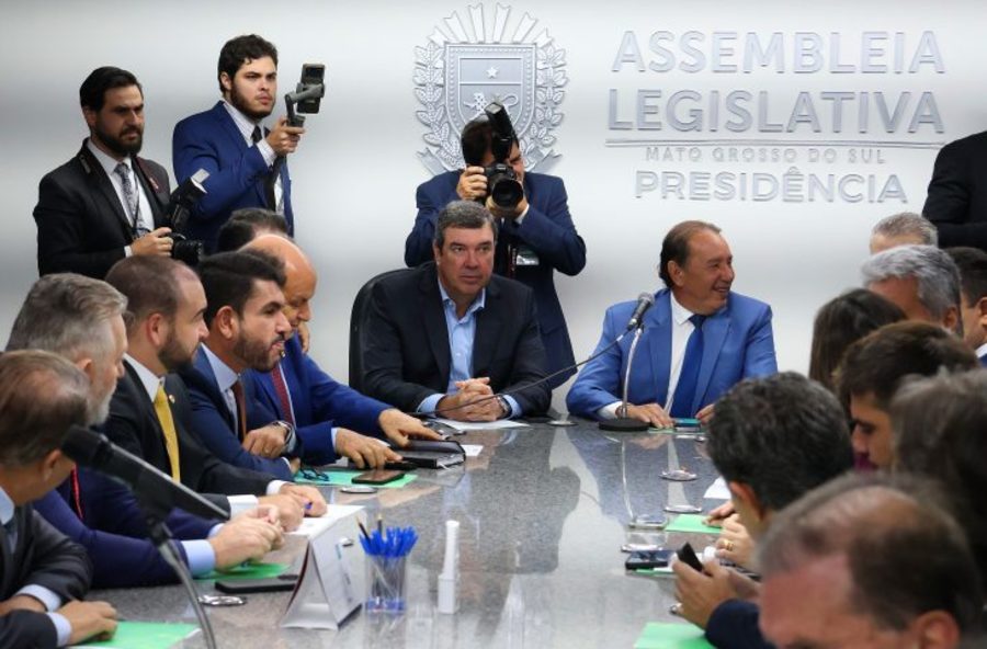 Center reuni o com os deputados estaduais para discutir emendas de 2023 foto lvaro rezende2 730x480