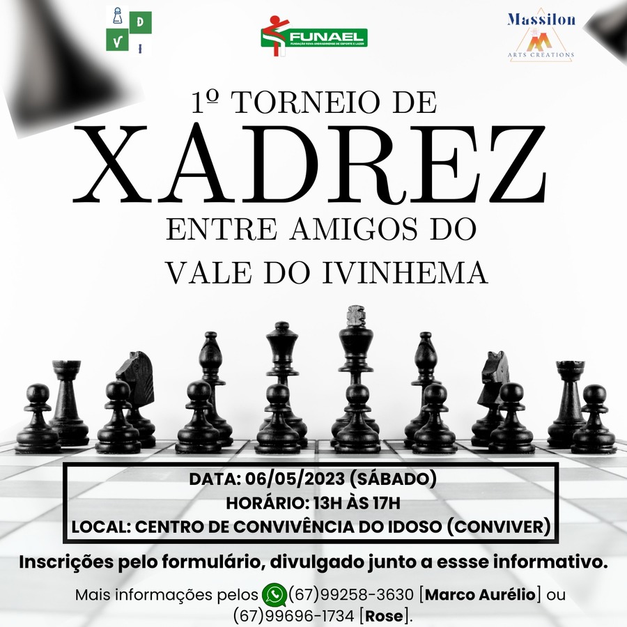 Campeonato ense de Xadrez inicia neste sábado, am