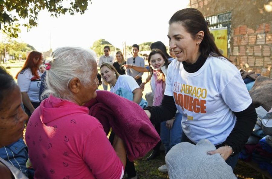 Center entrega das doacoes da campanha seu abraco aquece bairro dom antonio barbosa foto bruno rezende 01 730x480