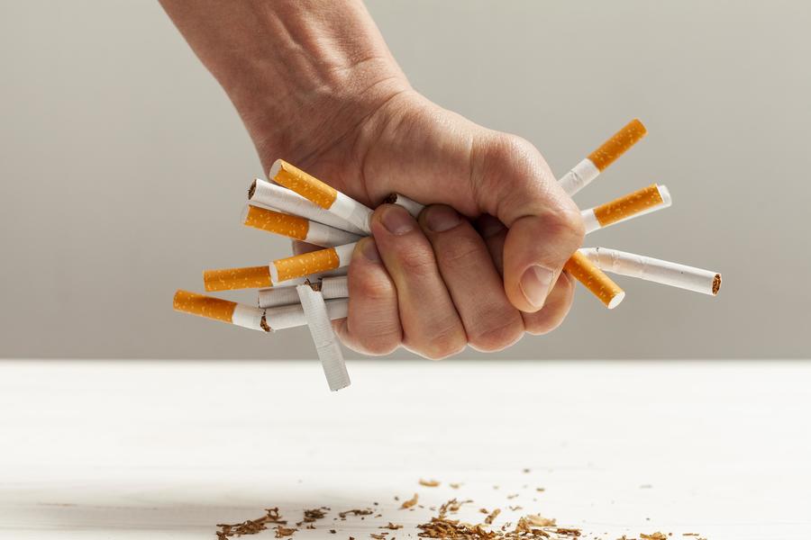Center habbit de fumar de cigarros