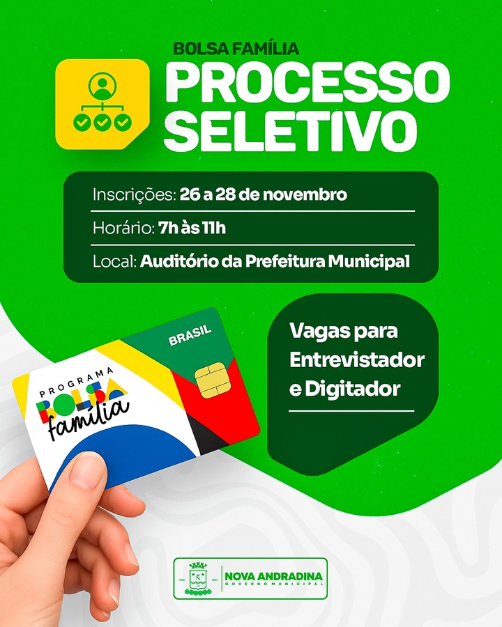 Center 24112025 processo seletivo bolsa fami lia